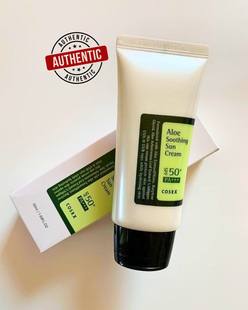 COSRX Aloe Soothing Sun Cream SPF50+ – Original Korean Sunscreen BD
