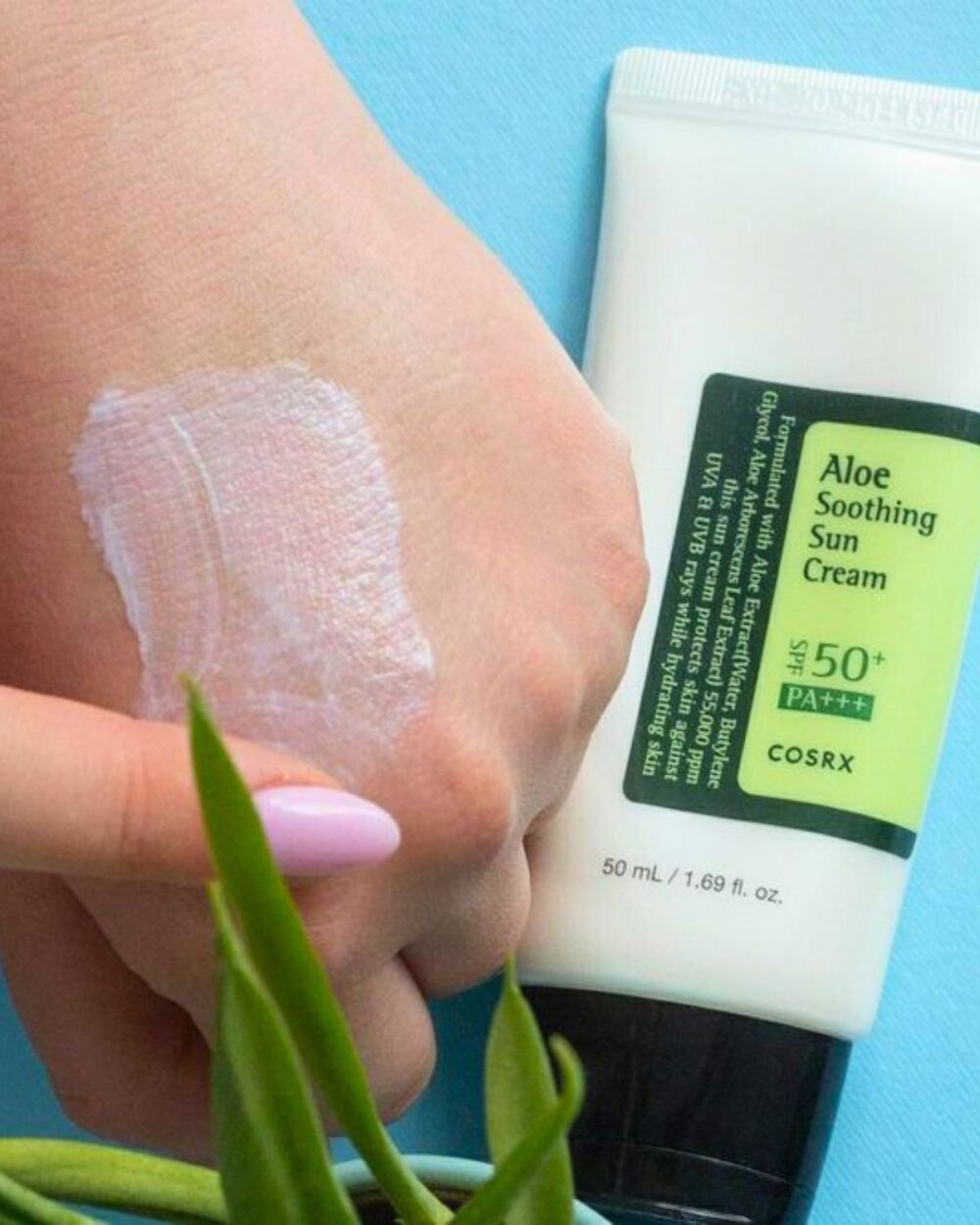 COSRX Aloe Soothing Sun Cream SPF50+ – Original Korean Sunscreen BD