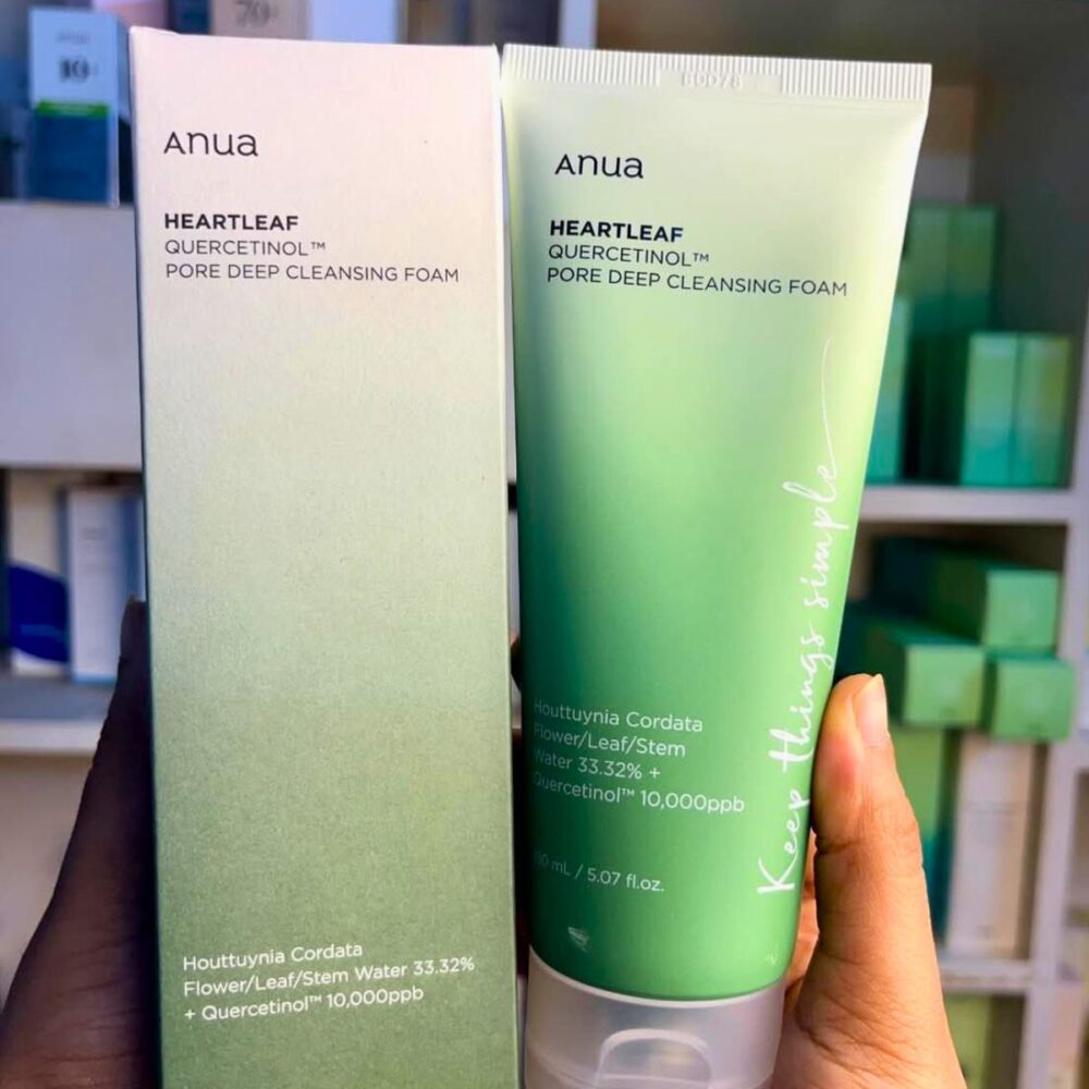 Anua Heartleaf Quercetinol Pore Deep Cleansing Foam 150ml – Korea Authentic Cleanser BD