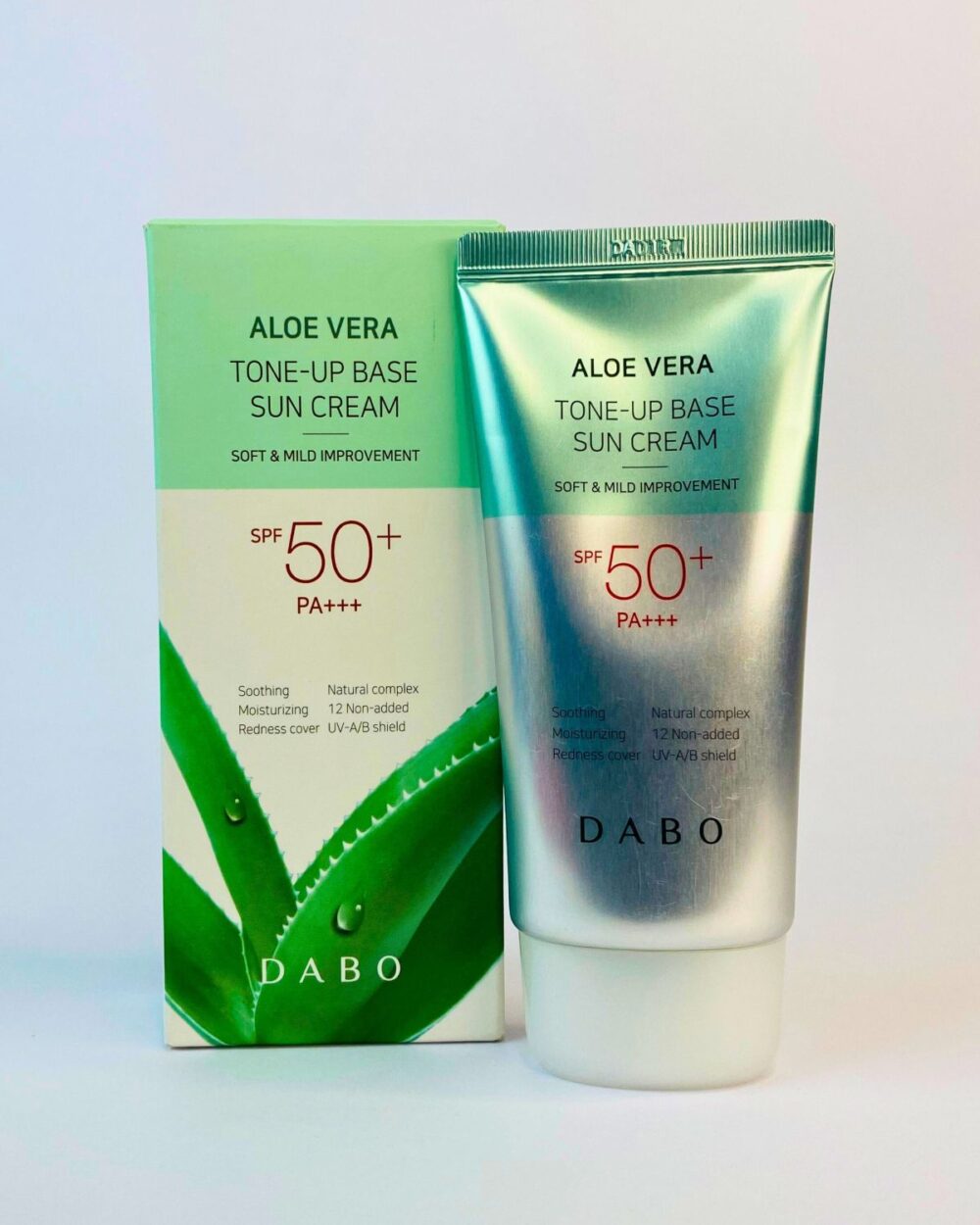 Dabo Aloe Vera Tone-Up Sun Cream SPF 50+ – Original Korean Brightening Sunblock in Bangladesh