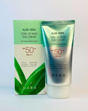 Dabo Aloe Vera Tone-Up Sun Cream SPF 50+ – Original Korean Brightening Sunblock in Bangladesh