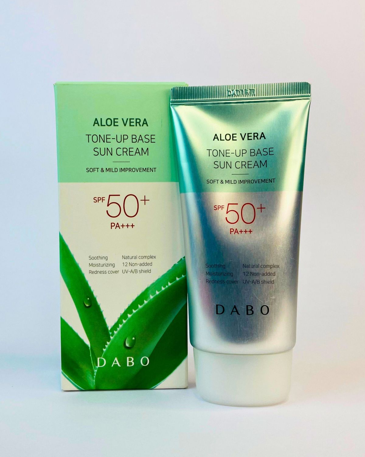 Dabo Aloe Vera Tone-Up Sun Cream SPF 50+ – Original Korean Brightening Sunblock in Bangladesh