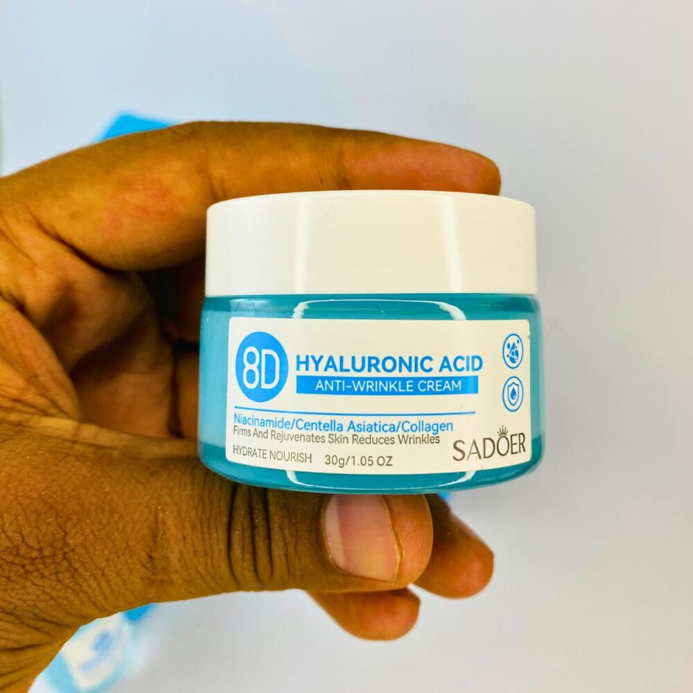 Sadōer 8D Hyaluronic Acid Skincare Combo – Cleanser Serum Cream Original B