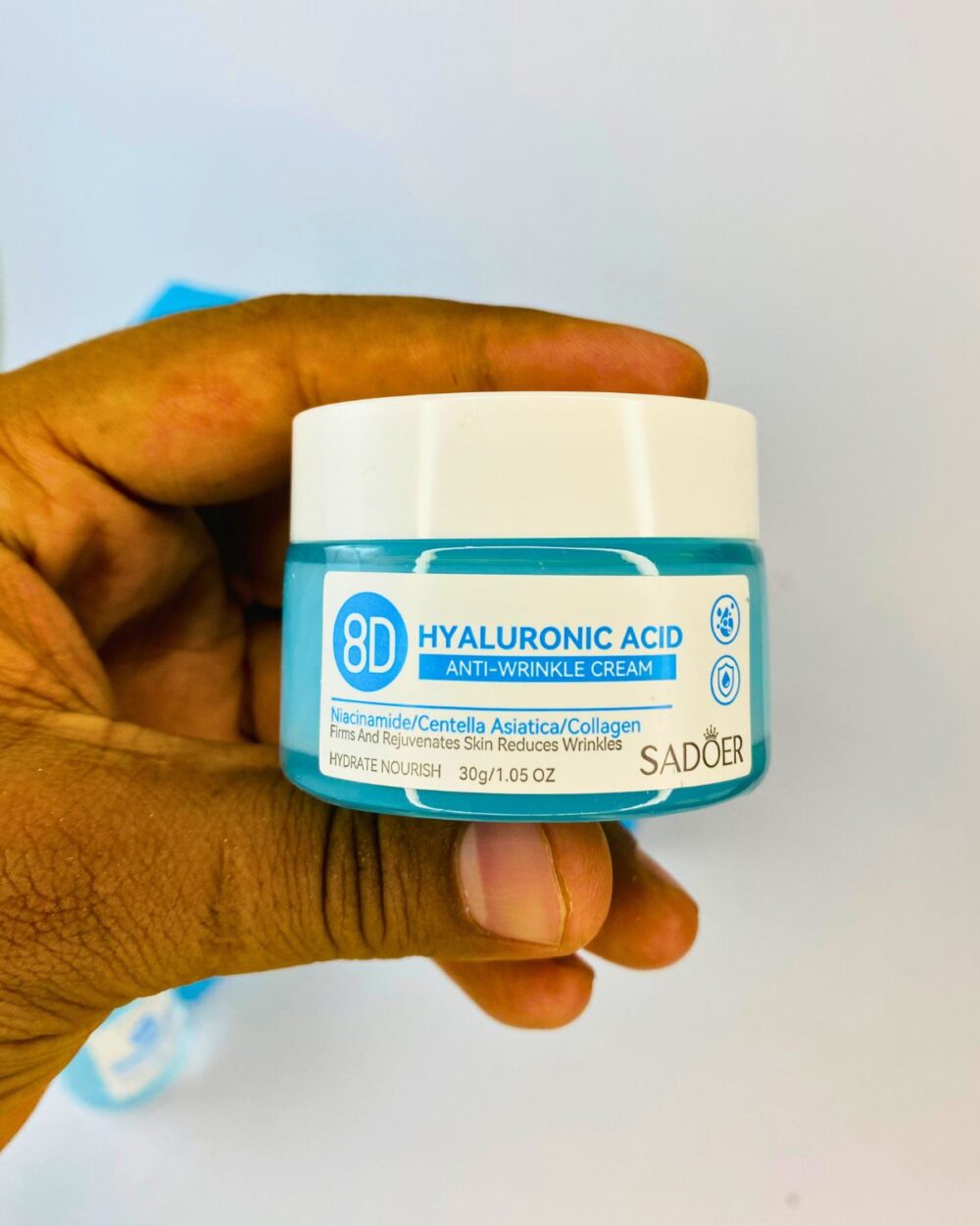 Sadōer 8D Hyaluronic Acid Skincare Combo – Cleanser Serum Cream Original B