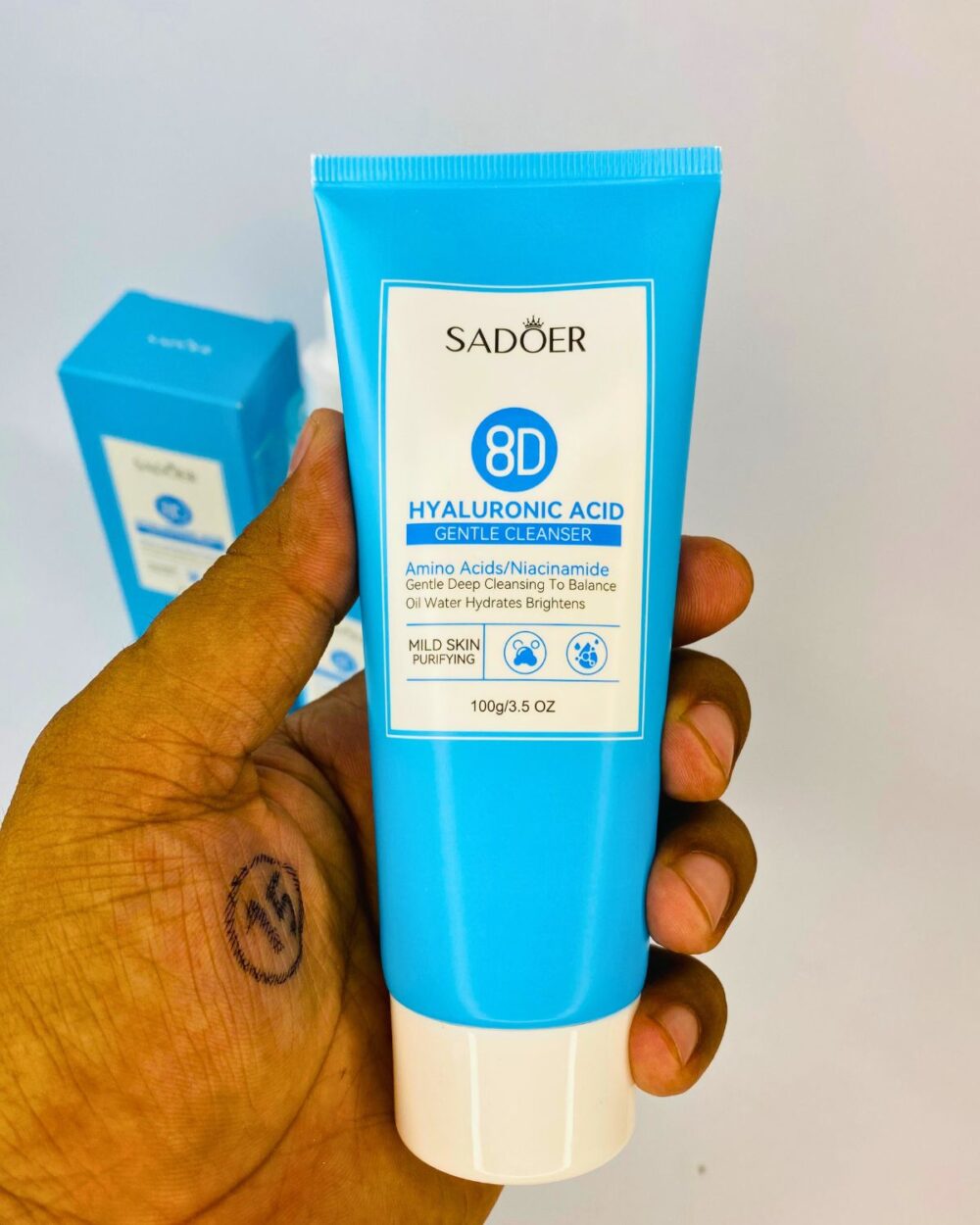 Sadōer 8D Hyaluronic Acid Skincare Combo – Cleanser Serum Cream Original B