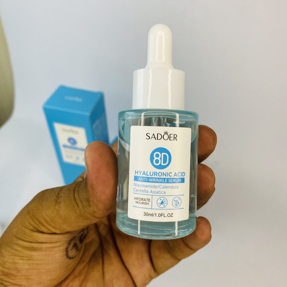 Sadōer 8D Hyaluronic Acid Skincare Combo – Cleanser Serum Cream Original B