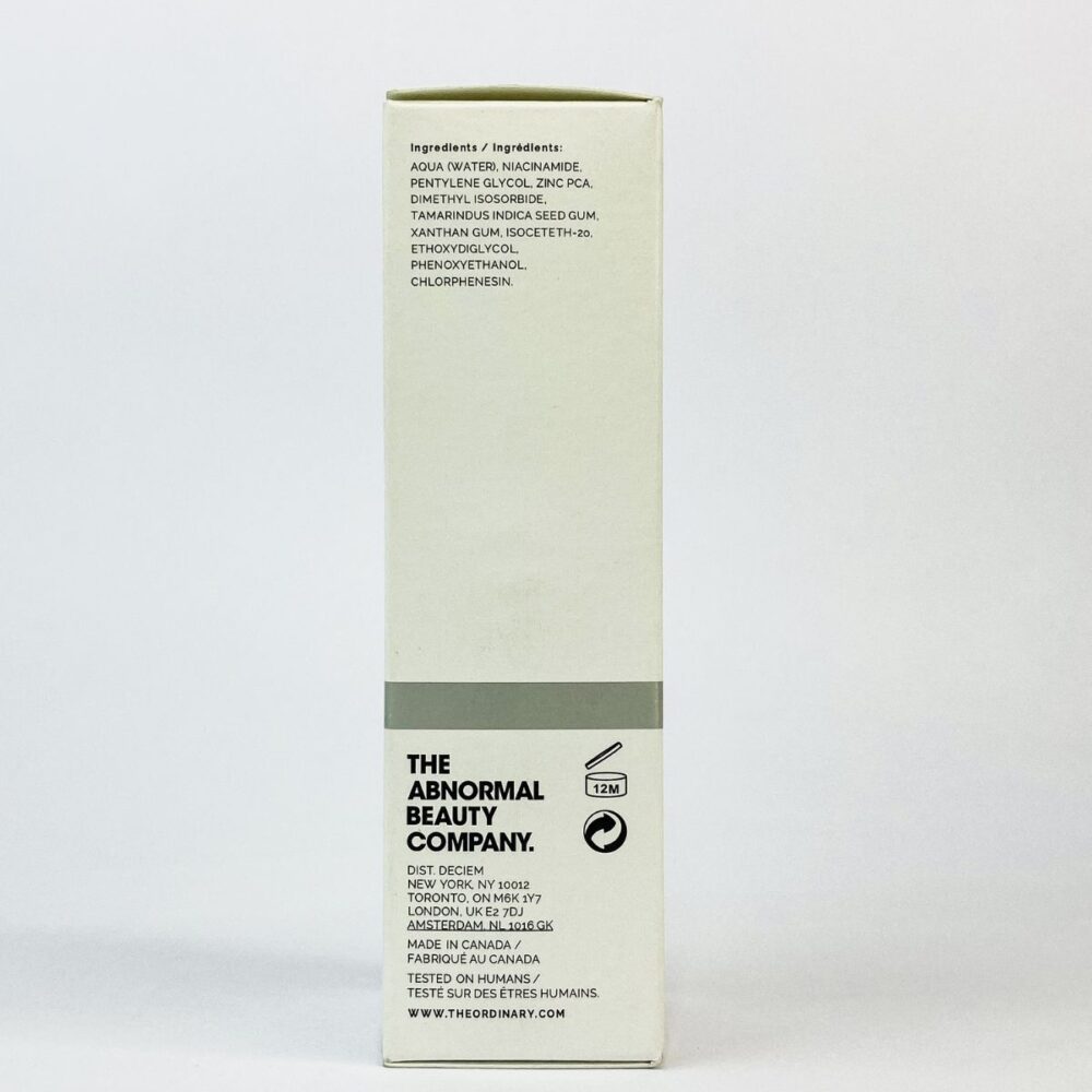 The Ordinary Niacinamide 10% + Zinc 1% – 30ml