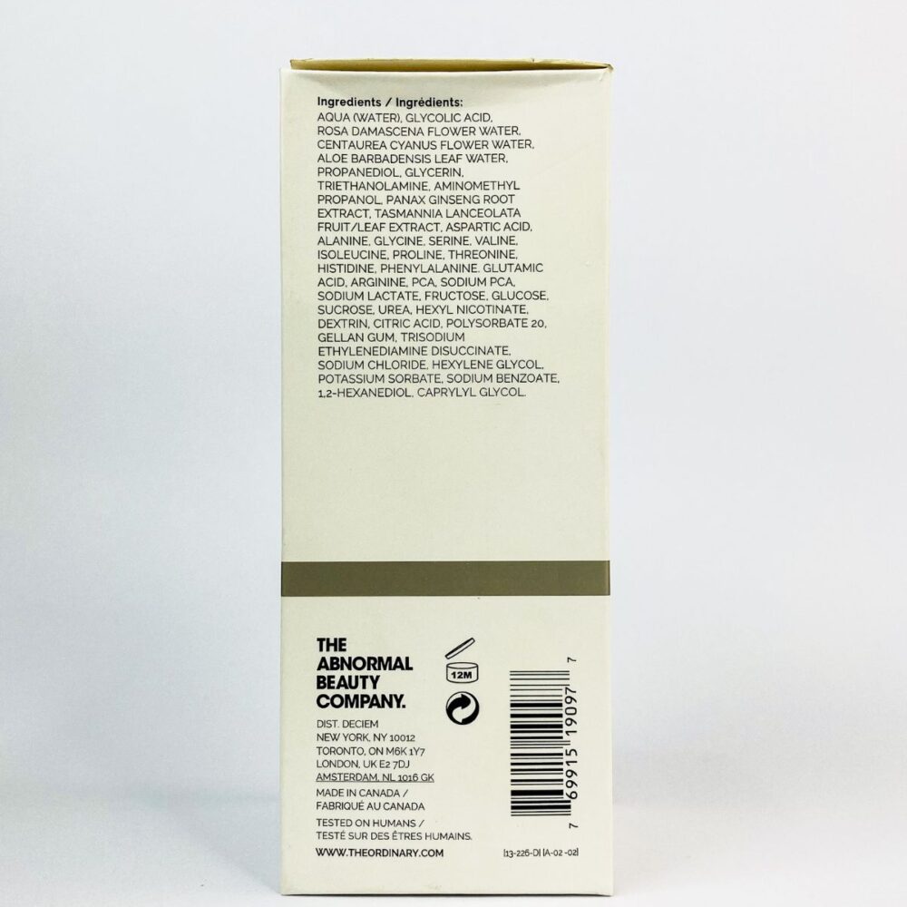 The Ordinary Glycolic Acid 7% Toning Solution – 240ml