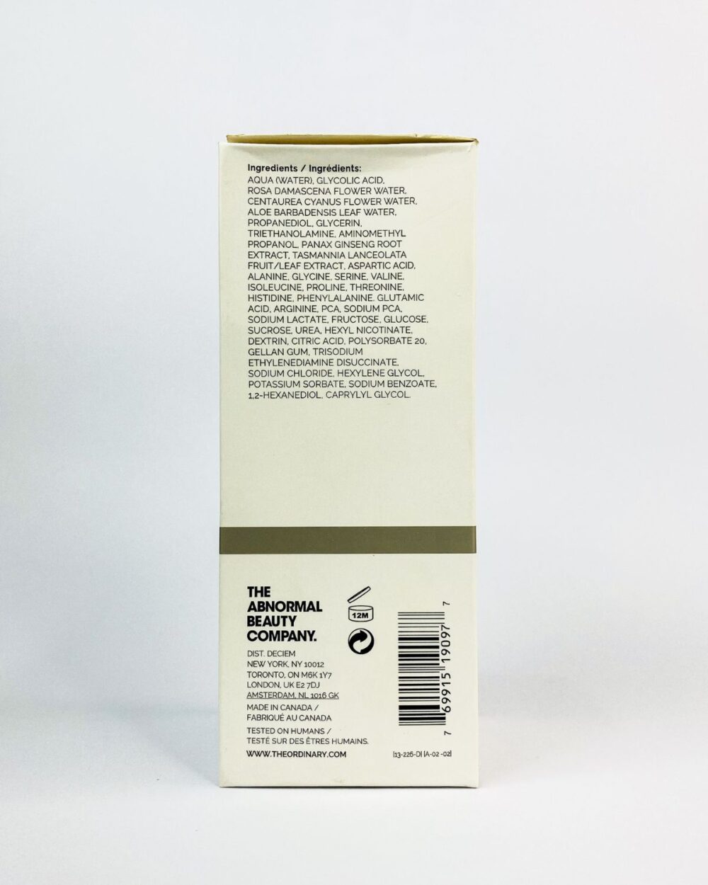 The Ordinary Glycolic Acid 7% Toning Solution – 240ml