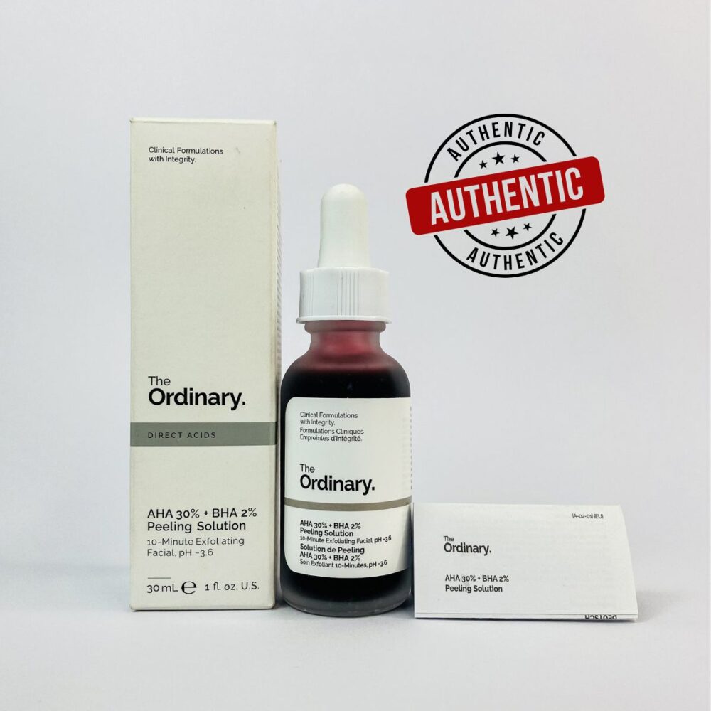 The Ordinary AHA 30% + BHA 2% Peeling Solution – 30ml