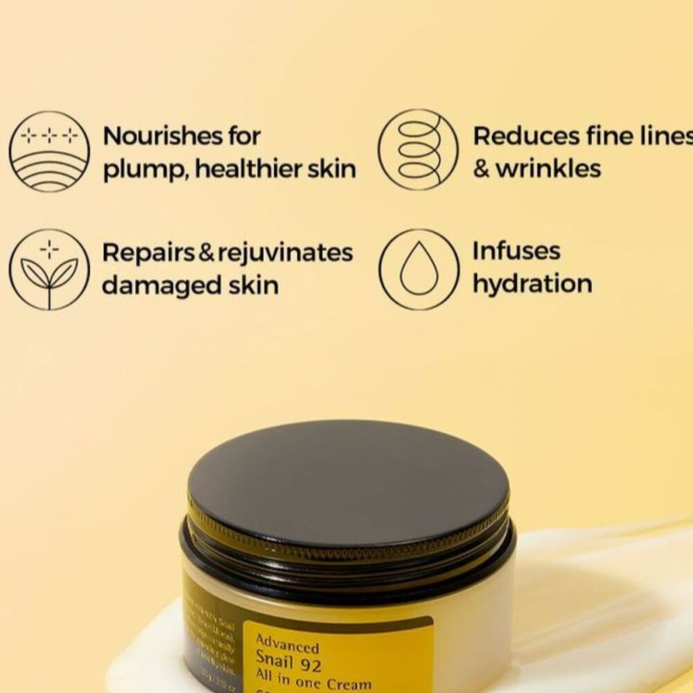 COSRX Advanced Snail 92 All In One Cream – 100ml