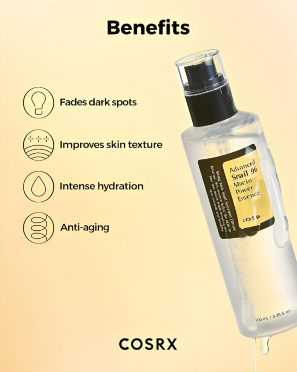 COSRX Advanced Snail 96 Mucin Power Essence – 100ml