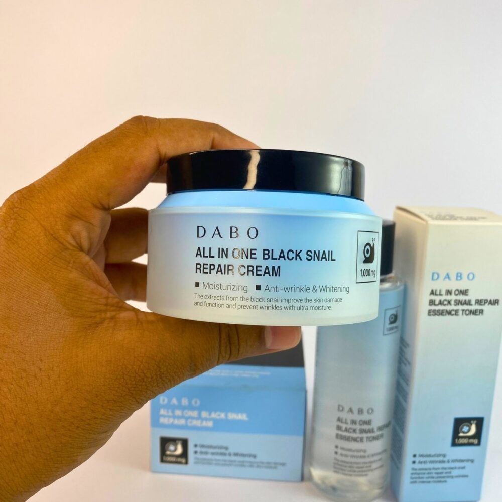 dabo all in one black snail repair cream bd 100g original korean moisturizer