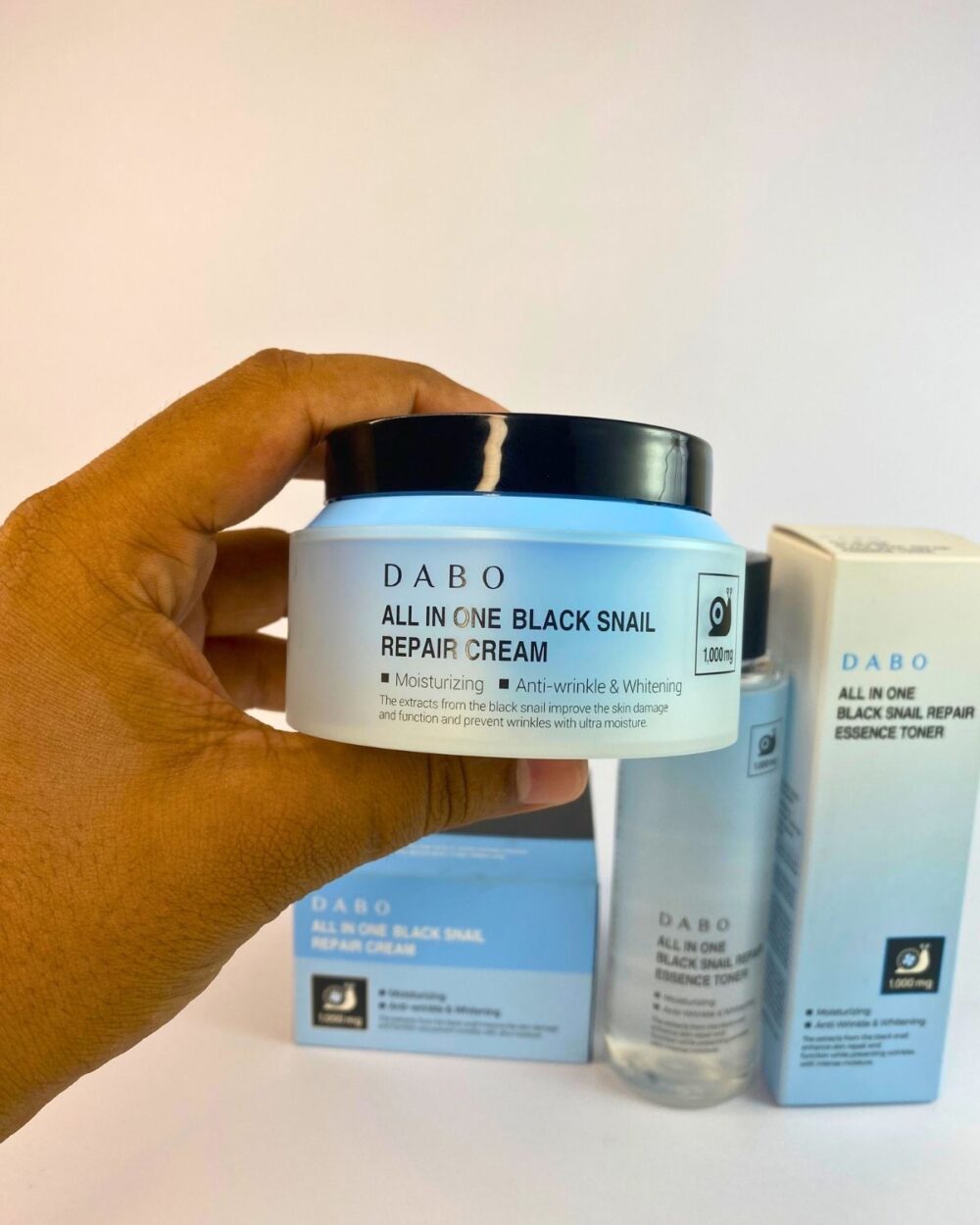 dabo all in one black snail repair cream bd 100g original korean moisturizer