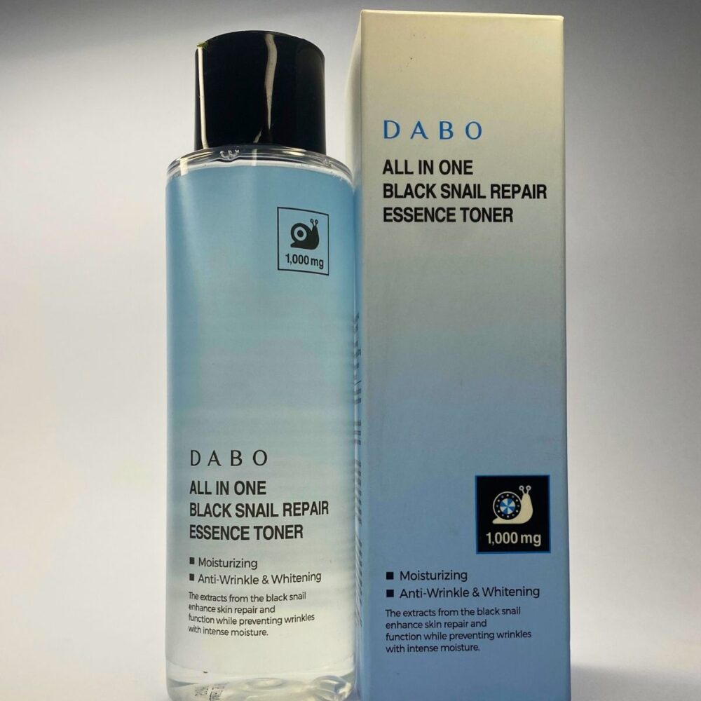 dabo all in one black snail repair essence toner bd 150ml