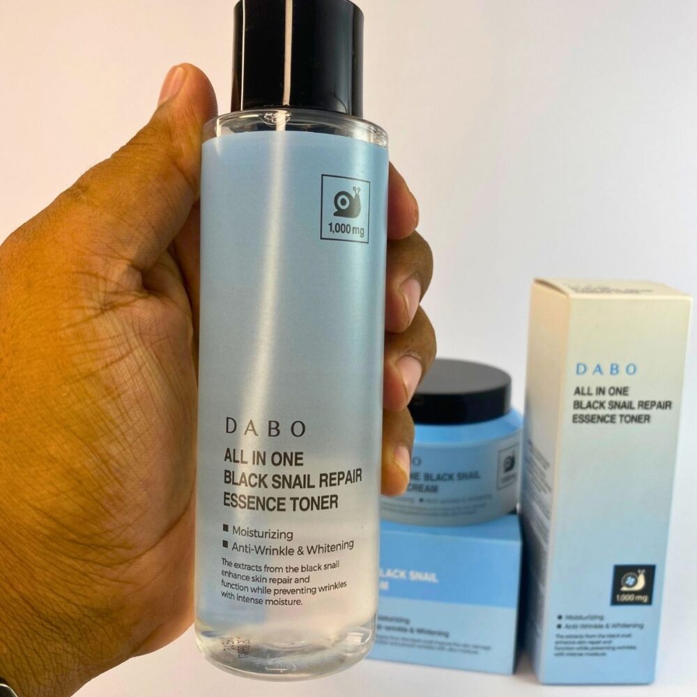 dabo all in one black snail repair essence toner bd 150ml