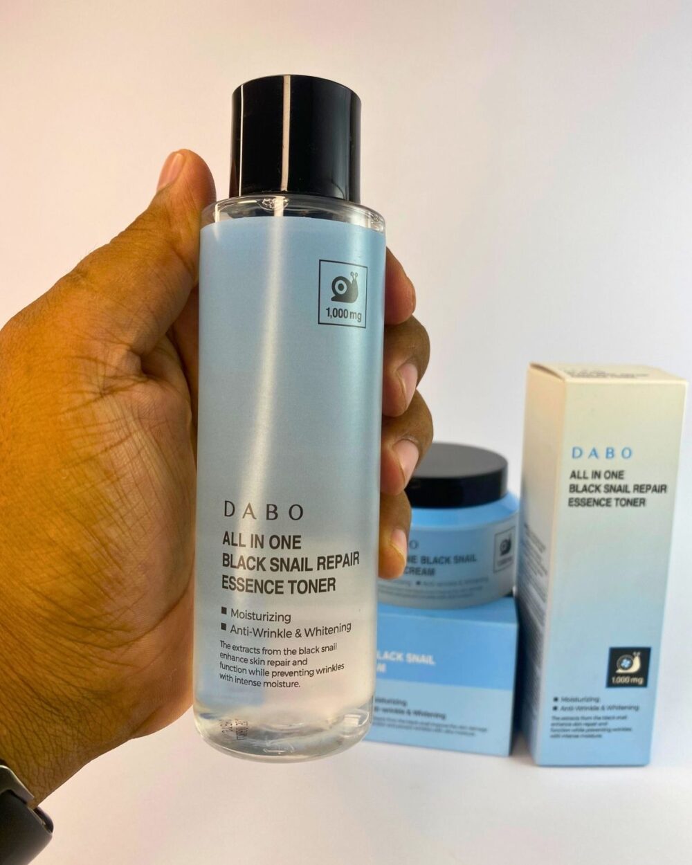 dabo all in one black snail repair essence toner bd 150ml